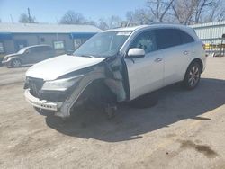 Salvage cars for sale from Copart Wichita, KS: 2015 Acura MDX Advance