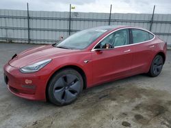 Tesla Vehiculos salvage en venta: 2020 Tesla Model 3