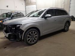 Audi q7 Premium Plus salvage cars for sale: 2018 Audi Q7 Premium Plus