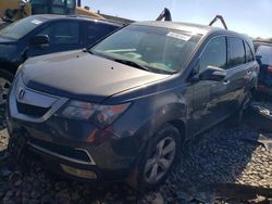 Acura salvage cars for sale: 2010 Acura MDX Technology