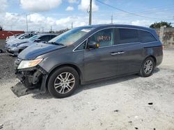 Salvage cars for sale from Copart Homestead, FL: 2013 Honda Odyssey EXL