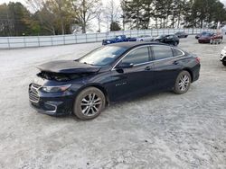 Chevrolet salvage cars for sale: 2016 Chevrolet Malibu LT