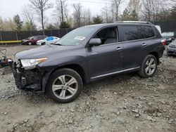 Salvage cars for sale from Copart Waldorf, MD: 2013 Toyota Highlander Limited