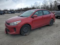 Salvage cars for sale from Copart Ellwood City, PA: 2020 KIA Rio LX