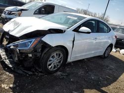 Hyundai Elantra SE salvage cars for sale: 2020 Hyundai Elantra SE