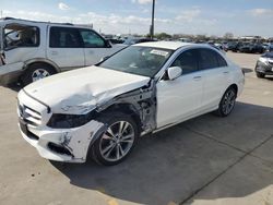 Salvage cars for sale from Copart Grand Prairie, TX: 2015 Mercedes-Benz C 300 4matic