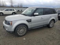 Land Rover salvage cars for sale: 2012 Land Rover Range Rover Sport HSE