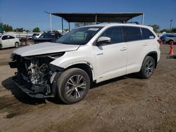 Toyota Highlander salvage cars for sale: 2017 Toyota Highlander Hybrid