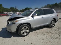 Salvage cars for sale from Copart Ocala, FL: 2012 Toyota Highlander Limited