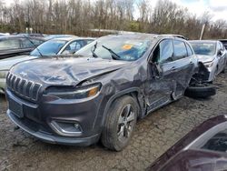 Jeep Cherokee Limited salvage cars for sale: 2019 Jeep Cherokee Limited