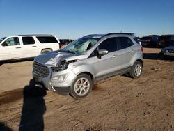 Salvage cars for sale from Copart Amarillo, TX: 2020 Ford Ecosport SE