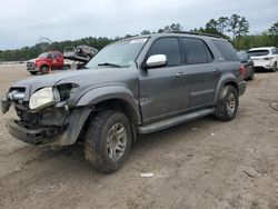 Salvage cars for sale from Copart Greenwell Springs, LA: 2007 Toyota Sequoia Limited