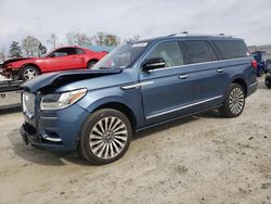 Lincoln Navigator salvage cars for sale: 2018 Lincoln Navigator L Reserve