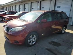 Salvage cars for sale from Copart Louisville, KY: 2012 Toyota Sienna LE