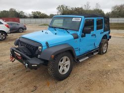 Jeep salvage cars for sale: 2017 Jeep Wrangler Unlimited Sport
