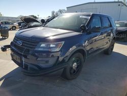 Salvage cars for sale from Copart Sacramento, CA: 2016 Ford Explorer Police Interceptor