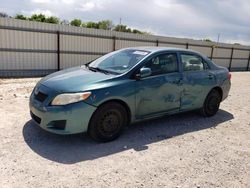 Salvage cars for sale from Copart New Braunfels, TX: 2009 Toyota Corolla Base