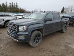 Salvage cars for sale from Copart Ontario Auction, ON: 2017 GMC Sierra K1500 SLE