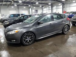 Ford Focus SE salvage cars for sale: 2016 Ford Focus SE