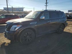 Salvage cars for sale from Copart Colorado Springs, CO: 2019 Nissan Armada SV