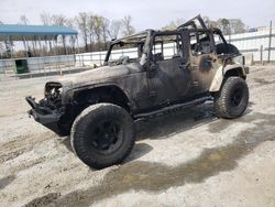 Jeep Wrangler Unlimited Sport salvage cars for sale: 2016 Jeep Wrangler Unlimited Sport