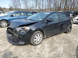 2016 Toyota Corolla L en venta en Candia, NH