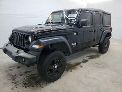 Jeep Wrangler salvage cars for sale: 2019 Jeep Wrangler Unlimited Sport