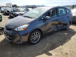Salvage cars for sale from Copart San Martin, CA: 2015 Toyota Prius V