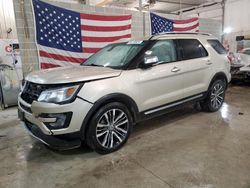 Ford Explorer Vehiculos salvage en venta: 2017 Ford Explorer Platinum