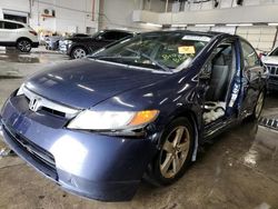 Honda salvage cars for sale: 2008 Honda Civic EX