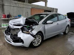 KIA salvage cars for sale: 2016 KIA Forte LX