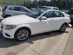 Mercedes-Benz salvage cars for sale: 2015 Mercedes-Benz C 300 4matic