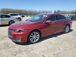 Chevrolet Malibu LT salvage cars for sale: 2017 Chevrolet Malibu LT