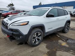 Jeep Cherokee Trailhawk salvage cars for sale: 2016 Jeep Cherokee Trailhawk
