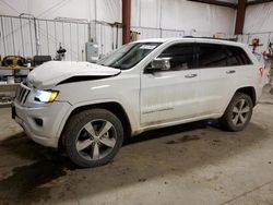 Salvage cars for sale from Copart Billings, MT: 2016 Jeep Grand Cherokee Overland