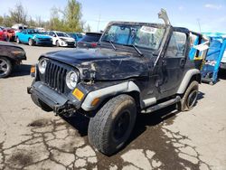 Jeep Vehiculos salvage en venta: 2000 Jeep Wrangler / TJ Sport