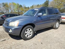 Toyota Highlander salvage cars for sale: 2001 Toyota Highlander