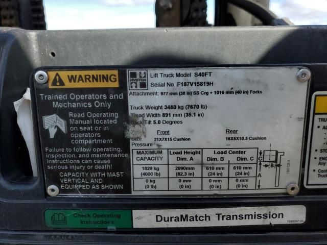 2010 Hyster ER Forklift