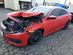 Salvage cars for sale from Copart Woodburn, OR: 2017 Honda Civic LX