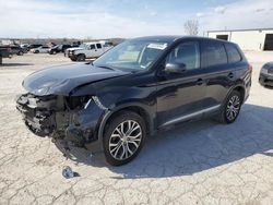 Mitsubishi Outlander salvage cars for sale: 2017 Mitsubishi Outlander ES