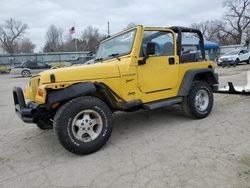 Salvage cars for sale from Copart Wichita, KS: 2002 Jeep Wrangler / TJ Sport
