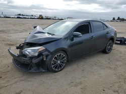 Salvage cars for sale from Copart Bakersfield, CA: 2016 Toyota Corolla L