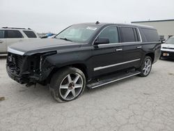 Cadillac Escalade salvage cars for sale: 2015 Cadillac Escalade ESV Premium