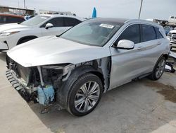 Infiniti QX50 salvage cars for sale: 2021 Infiniti QX50 Essential