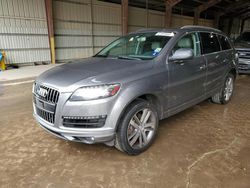 Salvage cars for sale from Copart Greenwell Springs, LA: 2015 Audi Q7 TDI Premium Plus