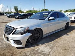 Mercedes-Benz S 550 salvage cars for sale: 2014 Mercedes-Benz S 550