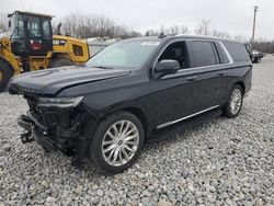 Cadillac Escalade salvage cars for sale: 2021 Cadillac Escalade ESV Premium Luxury