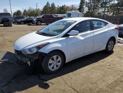 2016 Hyundai Elantra SE en venta en Denver, CO
