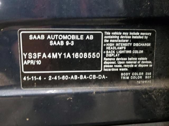 2010 Saab 9-3 2.0T