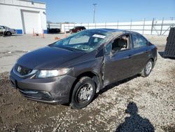 Salvage cars for sale from Copart Farr West, UT: 2013 Honda Civic LX